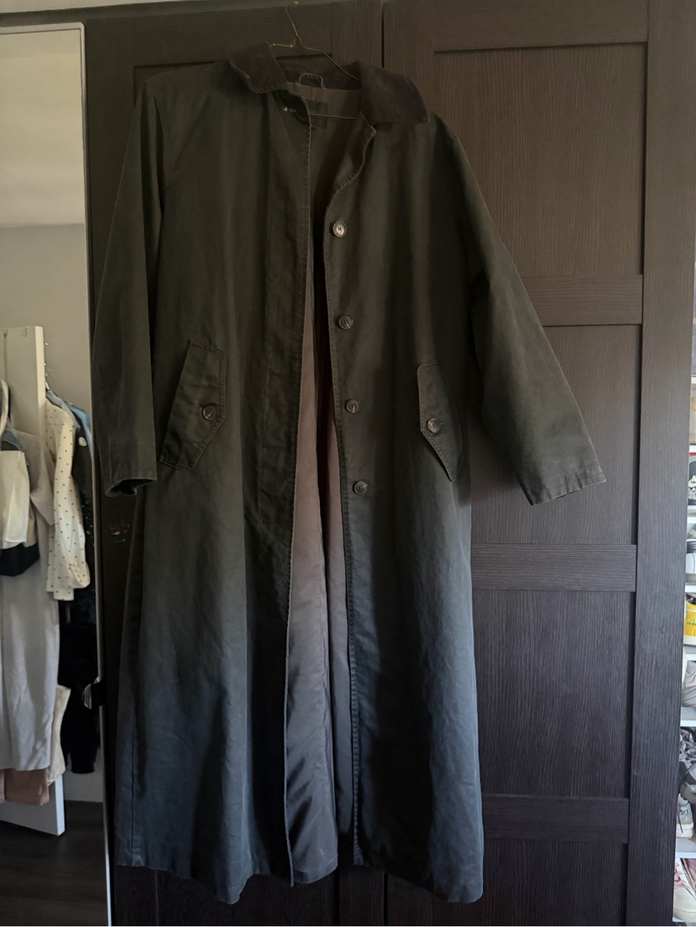 Long black Women’s  Trench Coat